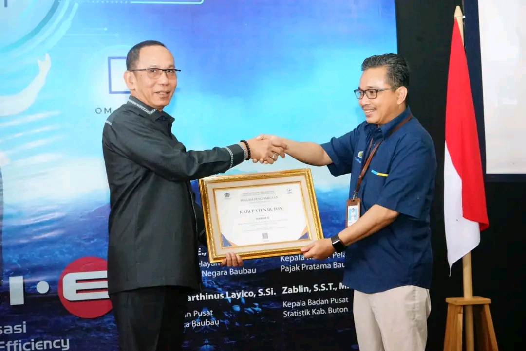 Pemda Buton Terbaik Kedua Pengelola Dana Desa Tahun Anggaran 2022