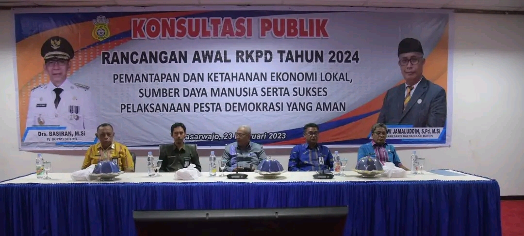 Pemkab Buton Laksanakan Konsultasi Publik RKPD