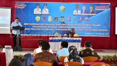 Pemkot Baubau Terus Dorong Terwujudnya Birokrasi Berorientasi Kinerja