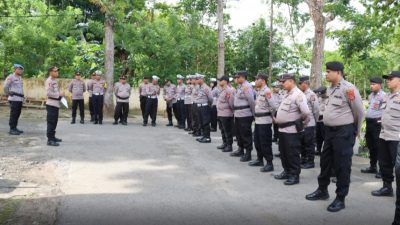 Antisipasi Karhutla Kabag Ops Polres Buton Gelar Apel Kesiapan Operasi Bina Karuna