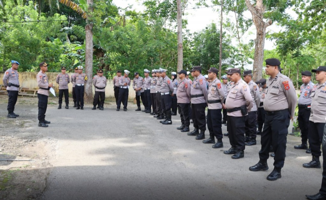 Antisipasi Karhutla Kabag Ops Polres Buton Gelar Apel Kesiapan Operasi Bina Karuna