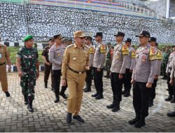 Polri Peduli Stunting, Kapolres Buton Ikuti Apel Besar Bersama Forkopimda