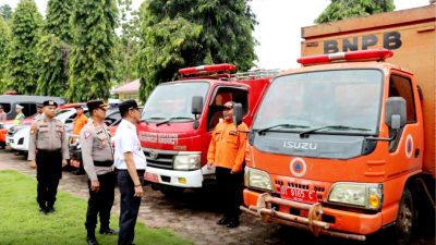 Pj. Bupati Buton Pimpin Apel Kesiapsiagaan Bencana di Mapolres Buton
