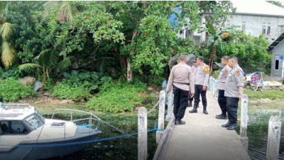 Waspada Bencana Alam Kapolres Buton Cek Kapal Bhabinkamtibmas