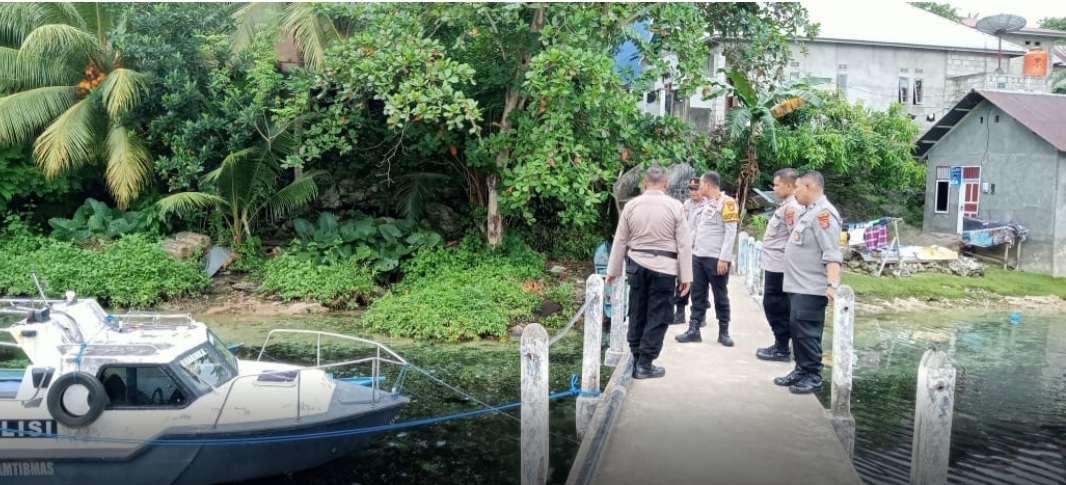 Waspada Bencana Alam Kapolres Buton Cek Kapal Bhabinkamtibmas