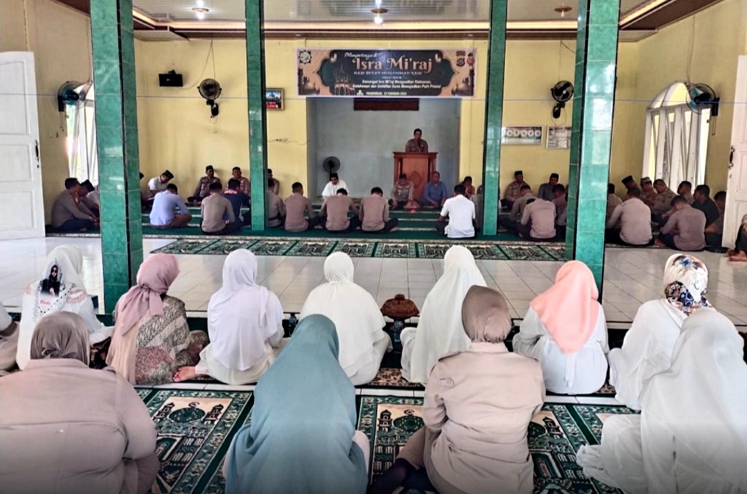 Polres Buton Gelar Peringatan Isra Mi’raj 1444 H