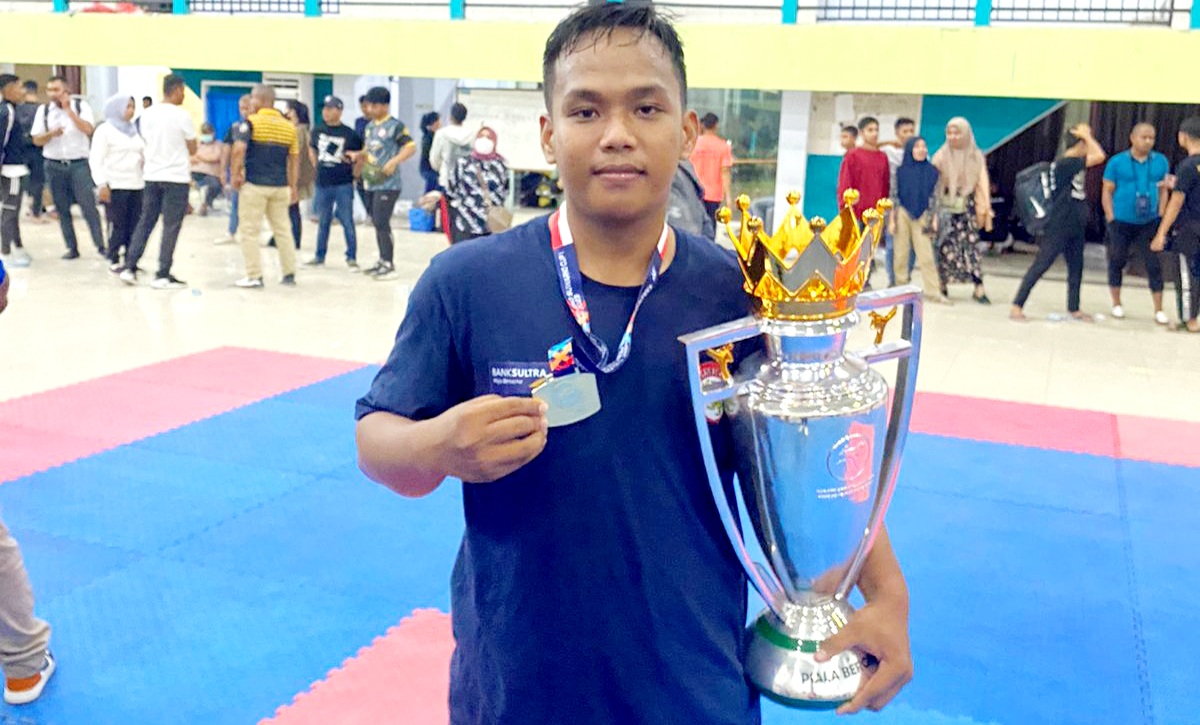 Atlet Buton, LM Syahbil Jibran Ikrami Raih Medali Emas di Open Turnamen Sujono Suwarno Cup