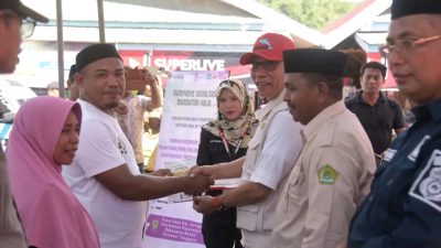 Kampanye Mandatory Halal, Pj. Bupati Buton Sambangi Pasar Shabo dan Kaloko