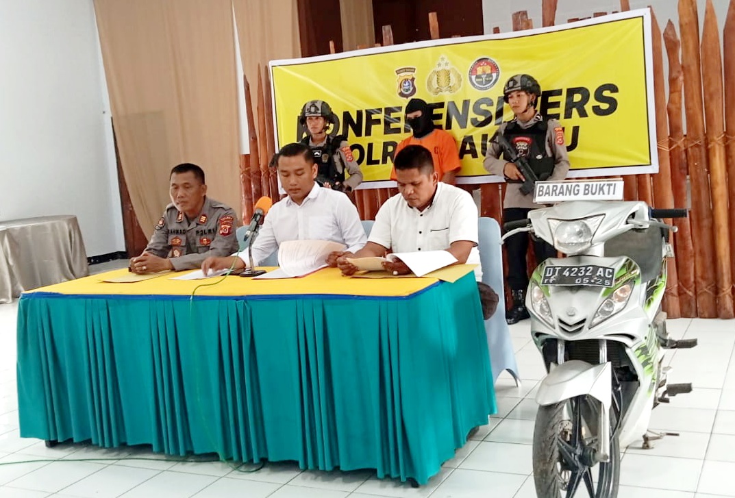 Pelaku Curanmor berhasil di amankan oleh sat reskrim Polres Baubau