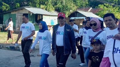 Semarak 25 Tahun BUMN, Pj. Bupati Buton Ikut Jalan Sehat bersama Warga
