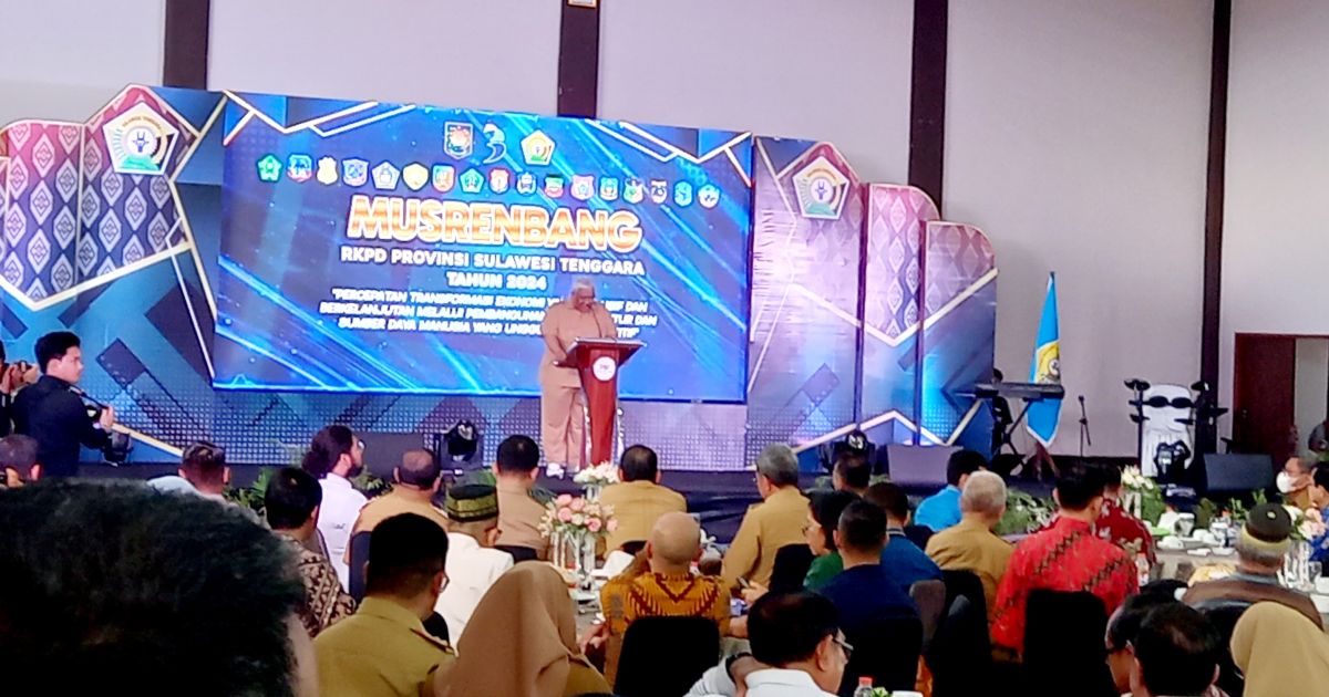 Gubernur Ali Mazi Buka Musrembang Sultra Terakhir