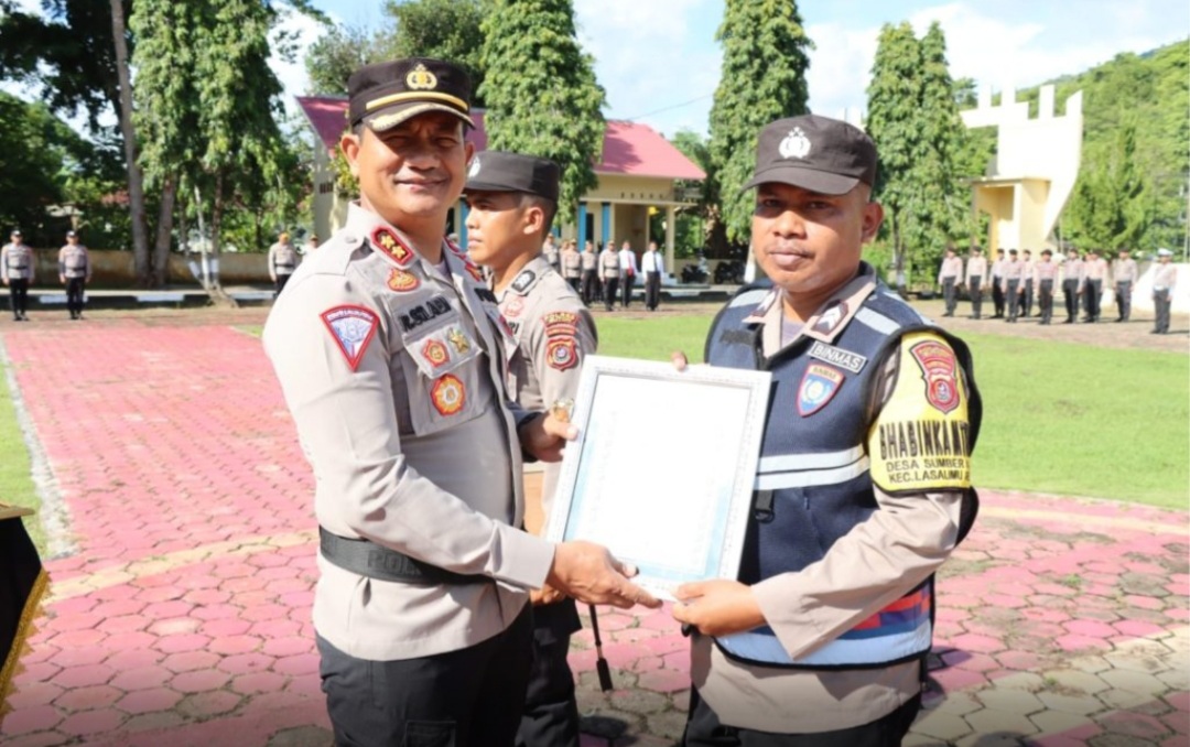 Pimpin Upacara Bulanan, Berikut Arahan dan Atensi Kapolres Buton