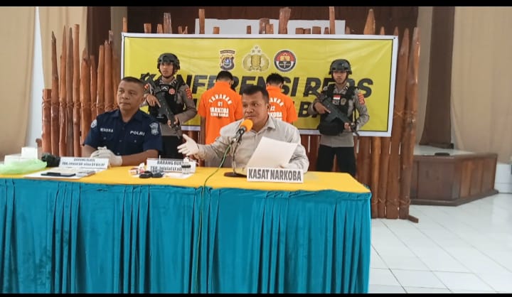 Polres Baubau Berhasil Mengungkap Dua Pelaku Penyalahgunaan Narkotika
