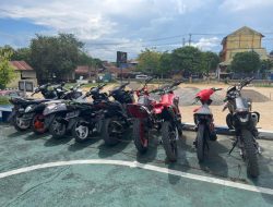 Hari Kedua Bulan Suci Ramadhan 1444 H Polres Baubau Amankan 9 Unit Motor