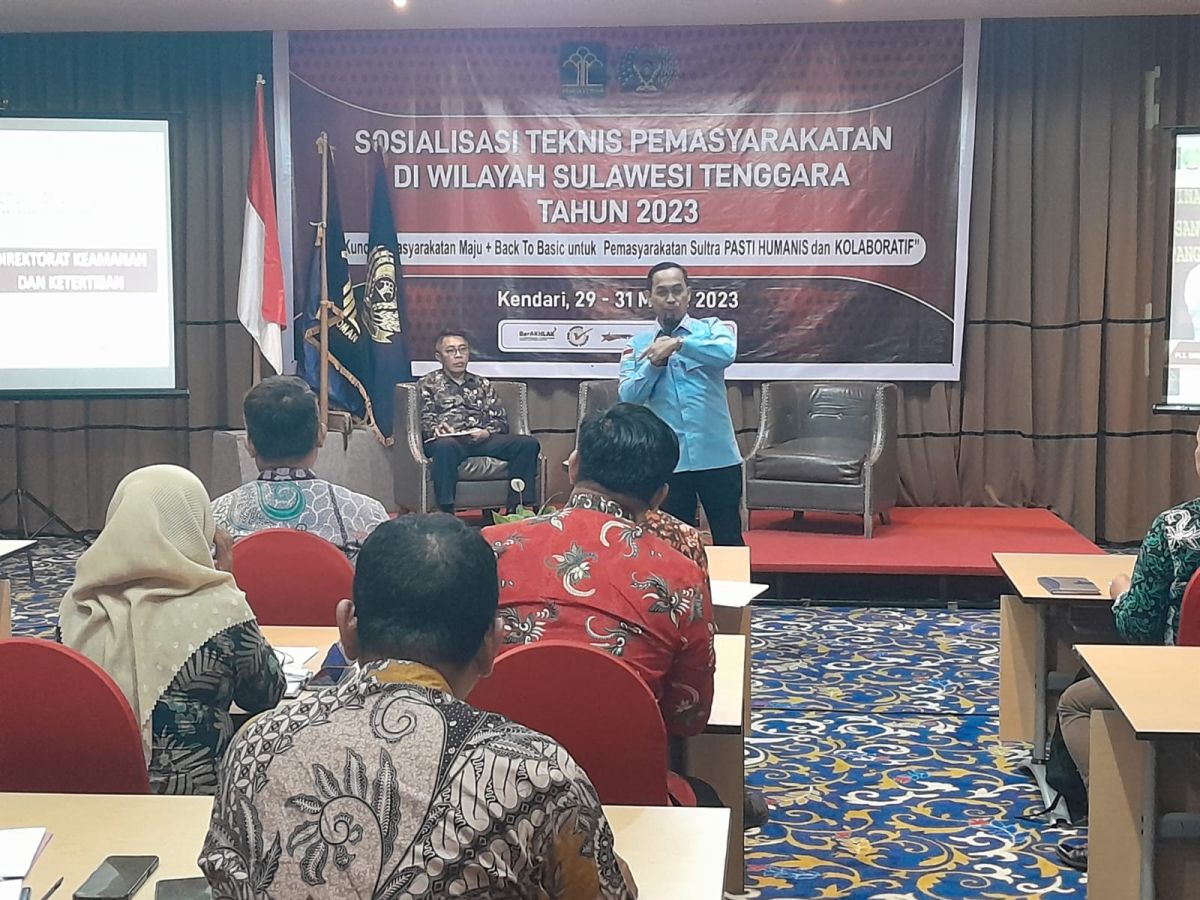 Sosialisasi Pemasyarakatan Maju + Back to Basic pada Warga Binaan Pemasyarakatan Sultra
