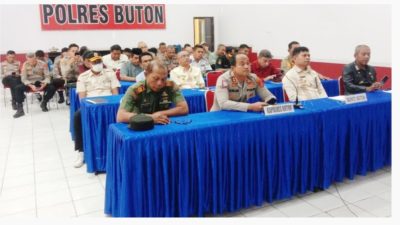 Jelang Idul Fitri Polres Buton Gelar Rakor