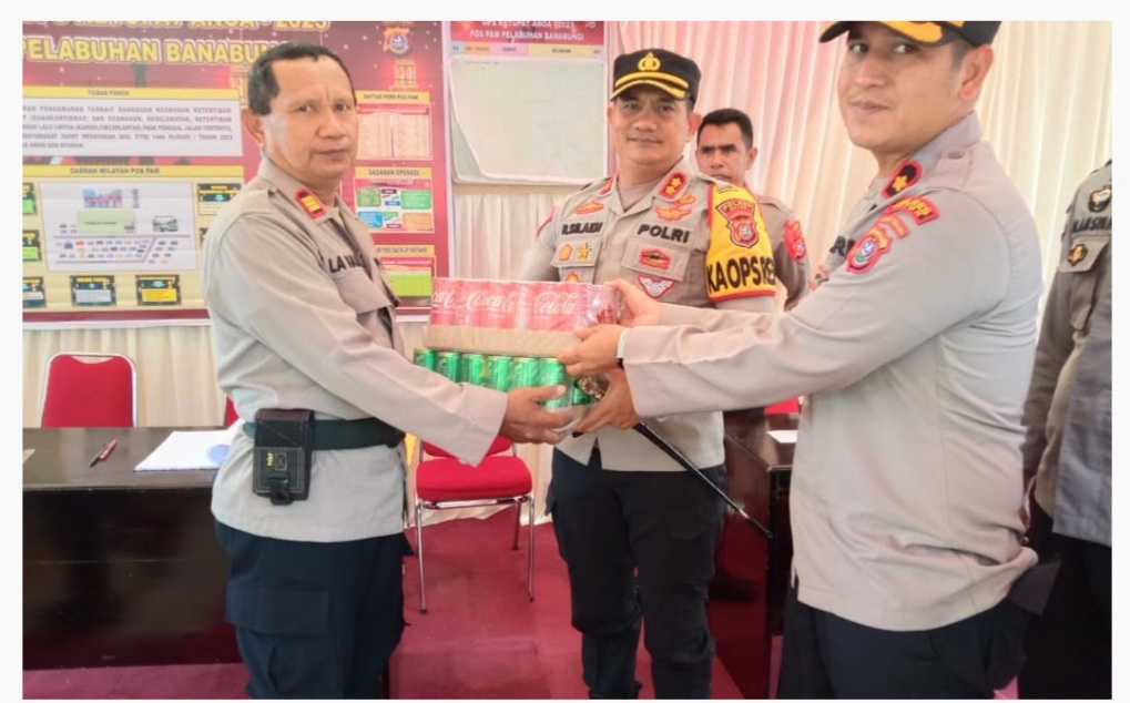 Jelang Hari Raya Idul Fitri Kapolres Buton Pantau Pos PAM