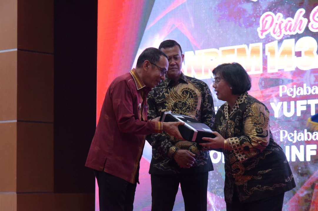 Pj. Bupati Buton Hadiri Pisah Sambut Danrem 143 HO