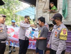 Bantuan Kemanusian Untuk Negeri, Polres Buton Sisir Tiga Kecamatan Penerima Bantuan