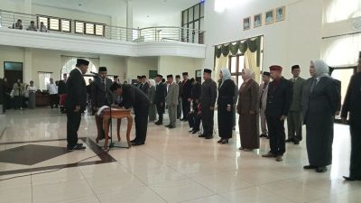 La Ode Monianse Lantik Pejabat Eselon II Hasil Job Fit