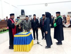 Hj Wa Ode Nurnia Resmi Dilantik sebagai Ketua DPRD Buton