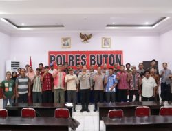 Cegah Konflik Antar Kelurahan, Kapolres Buton Lakukan Mediasi