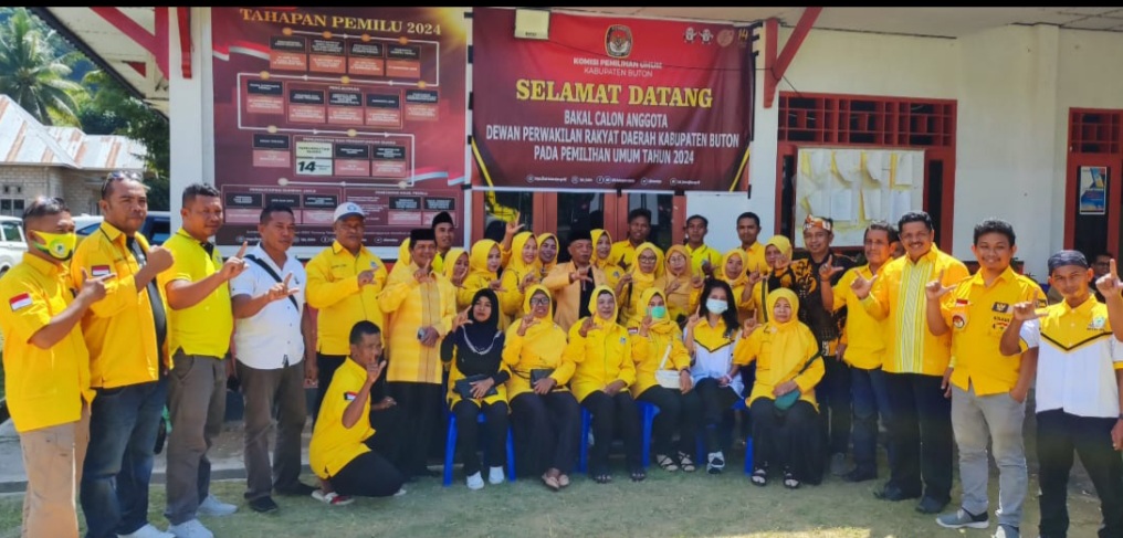 Golkar Buton Daftarkan 25 Bacaleg di KPU