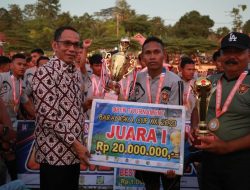 Pj. Bupati Buton Tutup Kejuaraan Barangka Cup XXI Tahun 2023, Logam FC Tumbangkan Nabhan FC