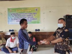 Pemdes Holimombo Salurkan Blt Tahap 1