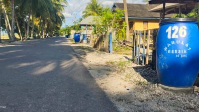 Ciptakan Lingkungan Bersih dan Sehat, Pemdes Wabula 1 Programkan Tong Sampah