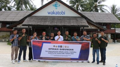 Perkuat Pengawasan Orang Asing, Imigrasi Wakatobi Gelar Operasi Gabungan