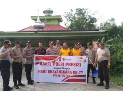 Sambut Hari Bhayangkara Ke 77, Polres Buton Gelar Baksos