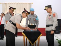 Kapolres Buton Pimpin Serah Terima Jabatan PJU Dan Kapolsek Jajaran