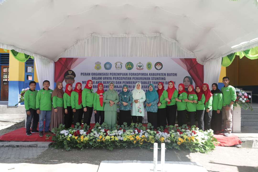 Cegah Stunting Organisasi Perempuan Kabupaten Buton Gelar Aksi Gizi di Sekolah