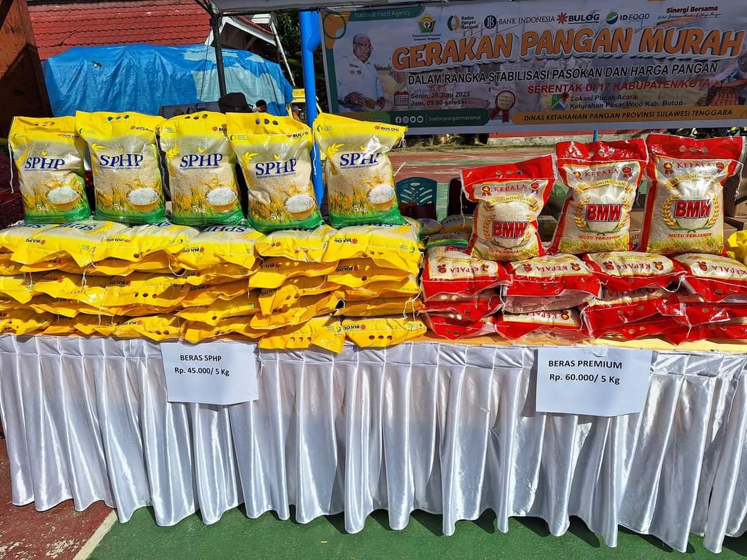 Pemprov Sultra Pusatkan Lounching Gerakan Pangan Murah (GPM) di Buton