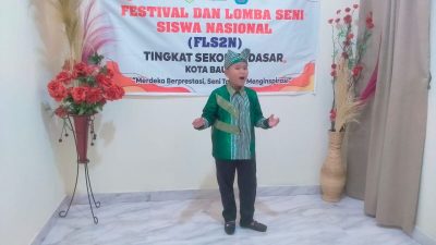 Siswa SDN 3 Wameo Wakili Kota Baubau pada FLS2N Tingkat Provinsi Sultra 2023