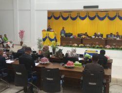Basiran Hadiri Sidang Paripurna Jawaban Fraksi DPRD terhadap LKPJ Bupati