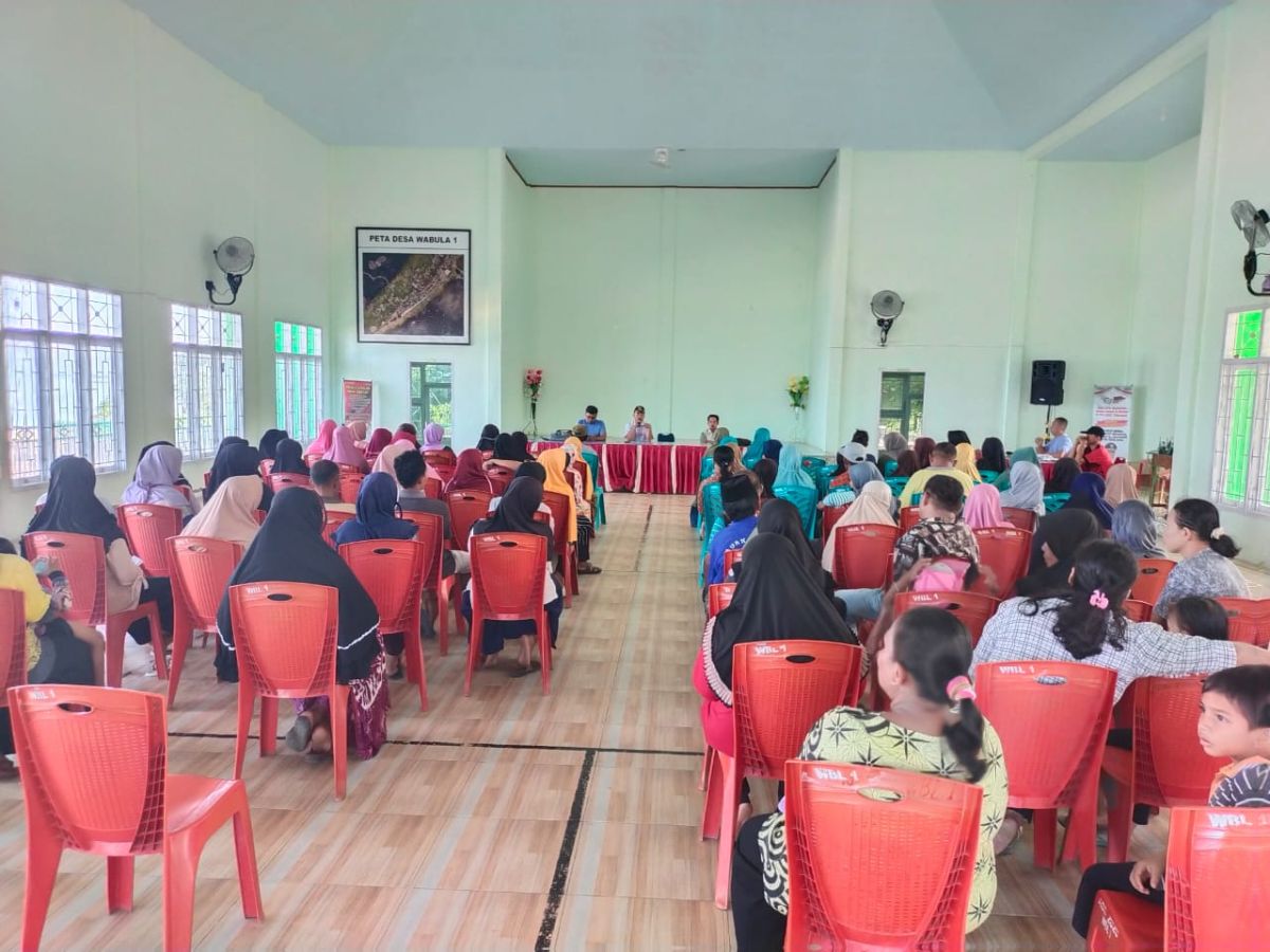 Hari ini 125 KPM Desa Wabula 1 Terima Bantuan Beras Tahap 2 Dari BPN