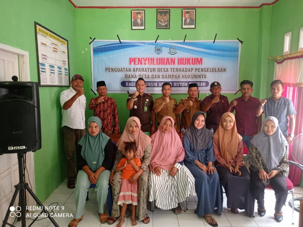 Kejari Buton Gelar Penyuluhan Hukum Cegah Korupsi Dana Desa