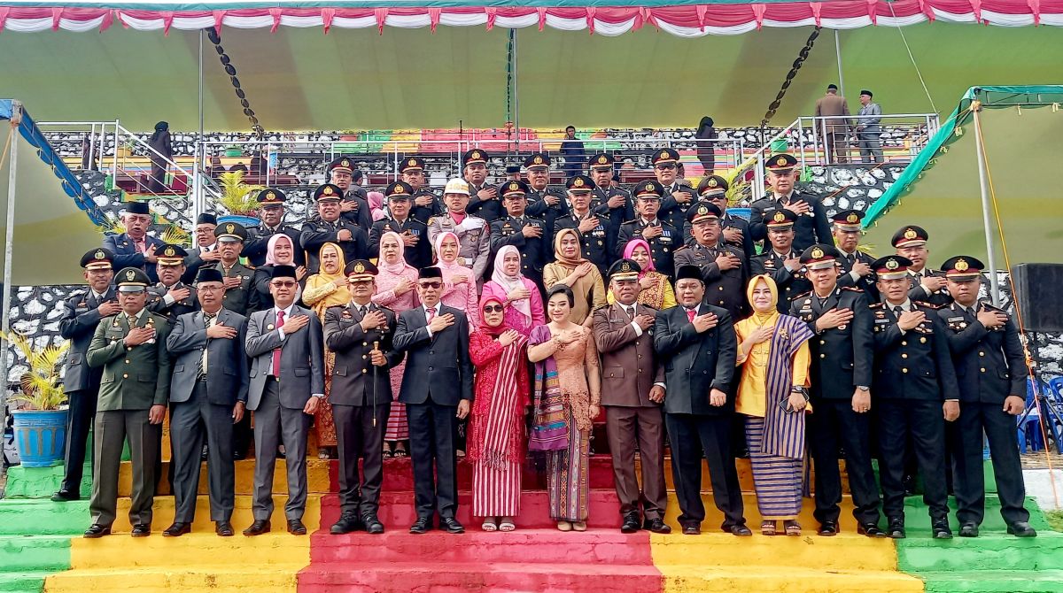 HUT Polri Ke 77 Polres Buton Siap Wujudkan Pemilu Damai menuju Indonesia Maju