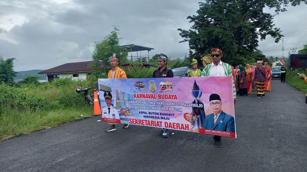 Sambut HUT Kabupaten Buton ke 64 Pemkab Buton Gelar Karnaval Budaya Sambut HUT Kabupaten Buton ke 64 Pemkab Buton Gelar Karnaval Budaya