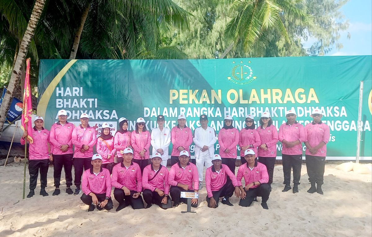 Kejari Buton Ikut lomba HBA Ke 63 Kejati Sultra
