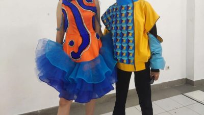 Terinspirasi Ikan Mandarin Fish, Mahasiswa Asal Buton Ciptakan Baju Pesta