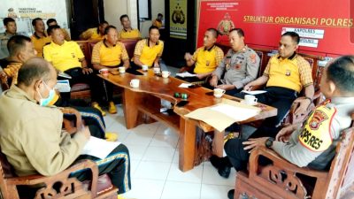 Jelang Pemilu 2024, Polres Buton Rutin Gelar Coffee Morning bersama PJU