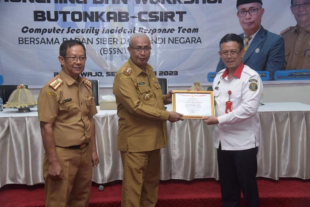 Pemkab Buton Luncurkan Butonkab-CSIRT, Tim Tanggap Darurat Keamanan Sistem Informasi