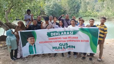 Komunitas Tani Dan Nelayan Kecamatan Kapontori Dukung Muhaimin Iskandar jadi Calon Presiden RI