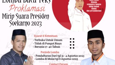 Jelang HUT RI, Fraksi PKS DPRD Buton Gelar Kompetisi Baca Teks Proklamasi Mirip Bung Karno