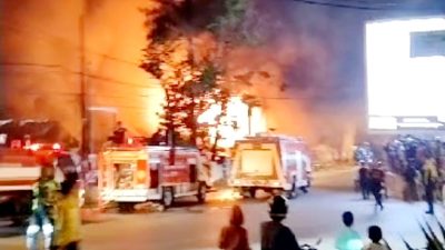 Gedung Penyimpanan Arsip Eks KPPN Baubau Ludes Terbakar