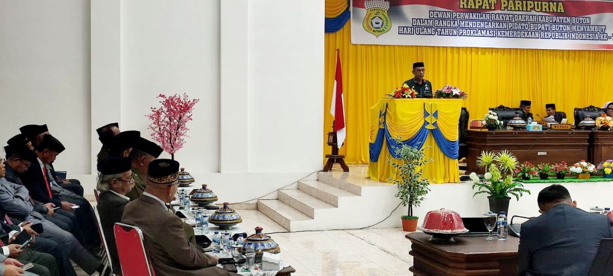 DPRD Buton Gelar Sidang Paripurna HUT RI Ke 78