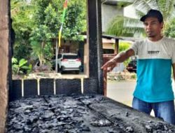 Sejumlah Kendaraan di Buton Dirusak OTK, Satu Lapak Dibakar